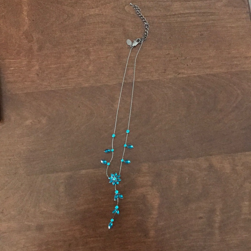 Graphite and Teal Park Lane Necklace